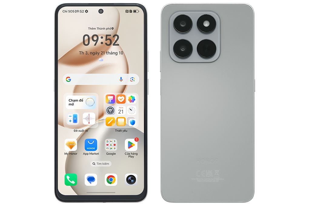 Điện thoại Honor X7d 5G 8GB/256GB Màu Bạc