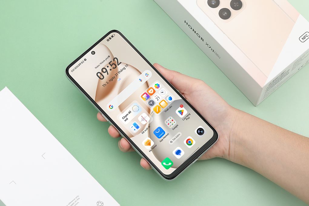 Điện thoại Honor X7d 5G 8GB/256GB Màu Bạc