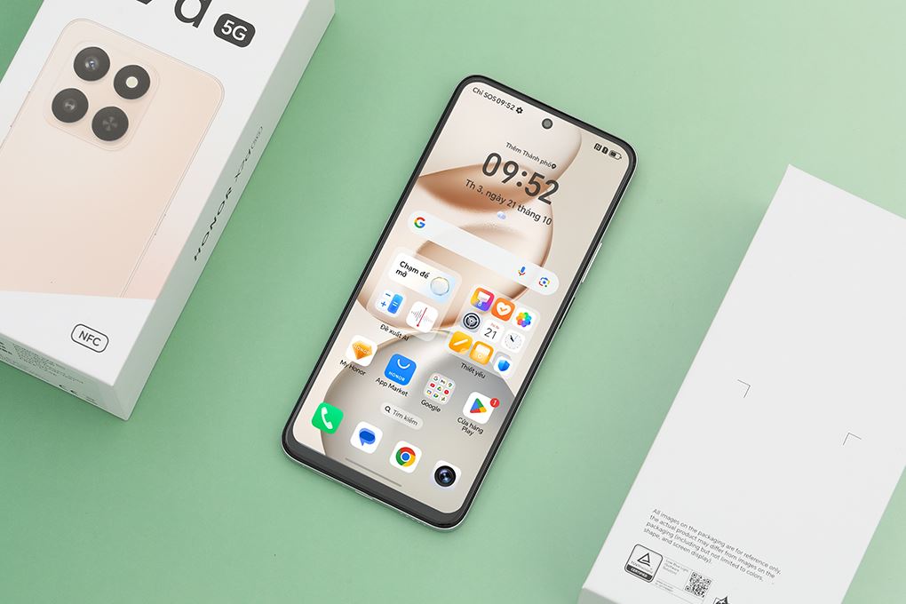 Điện thoại Honor X7d 5G 8GB/256GB Màu Bạc