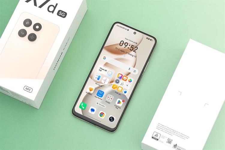 Điện thoại Honor X7d 5G 8GB/256GB Màu Vàng