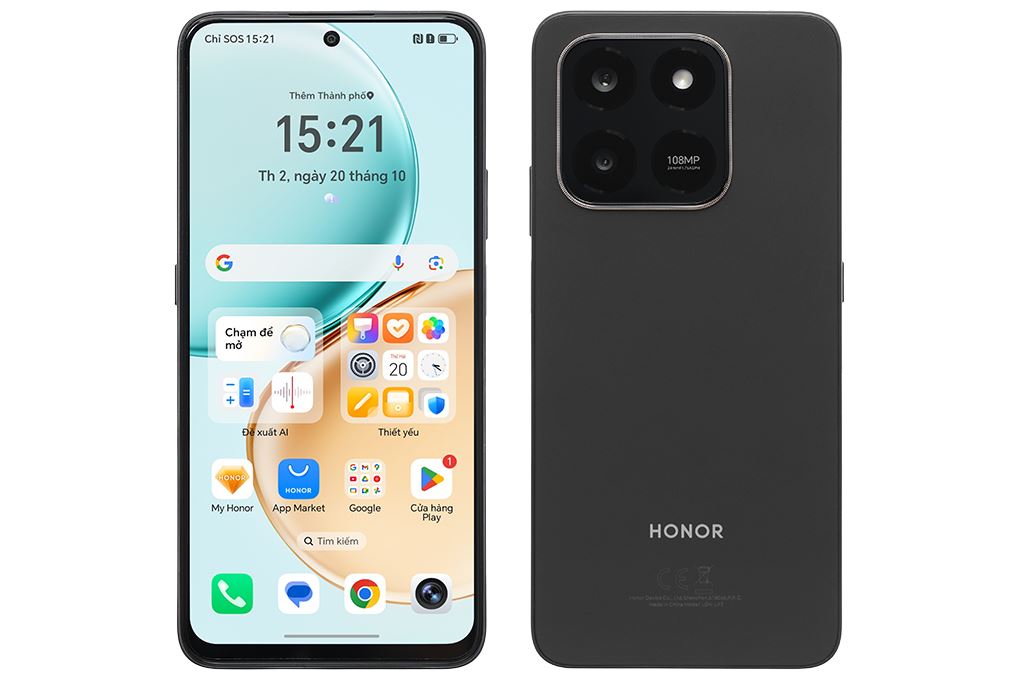 Điện thoại Honor X7d 8GB/256GB Màu Đen