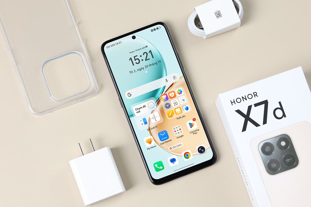 Điện thoại Honor X7d 8GB/256GB Màu Đen