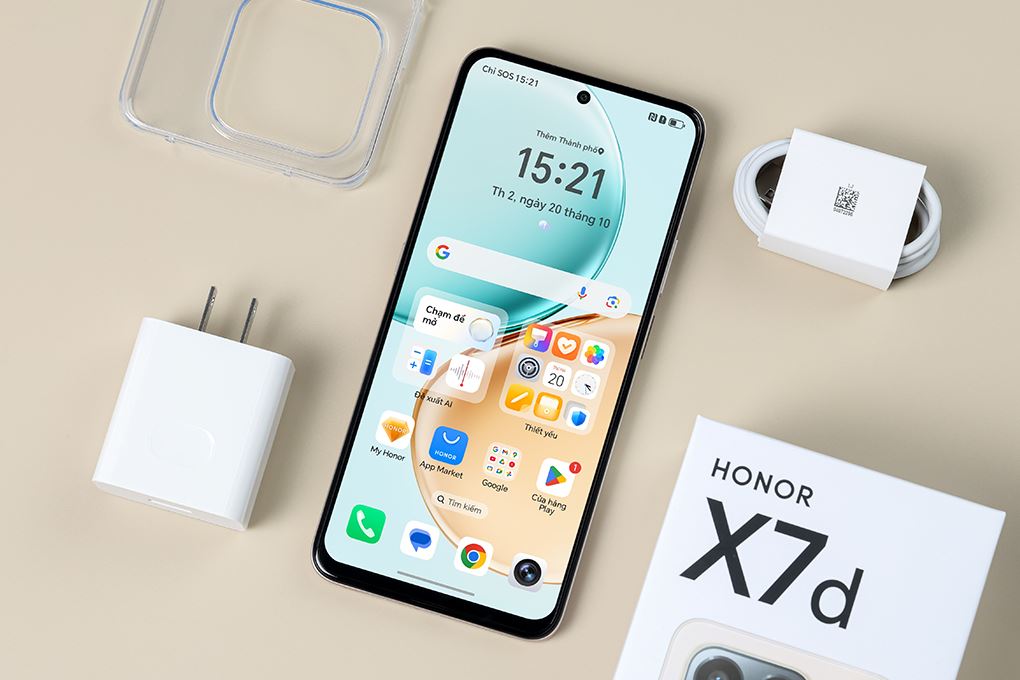 Điện thoại Honor X7d 8GB/256GB Màu Vàng