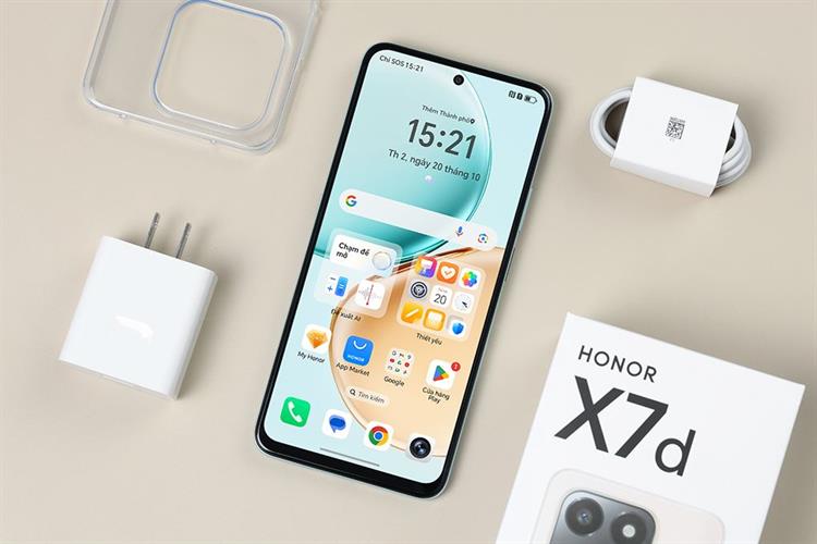 Điện thoại Honor X7d 8GB/256GB Màu Xanh Dương