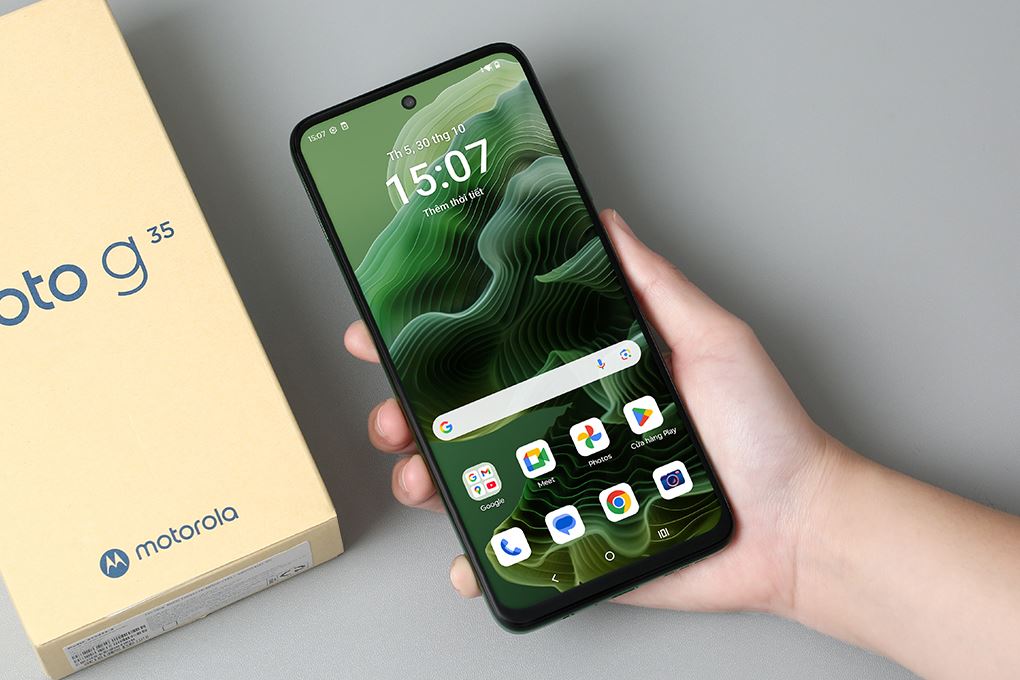 Điện thoại Motorola G35 5G 4GB/128GB Màu Xanh lá