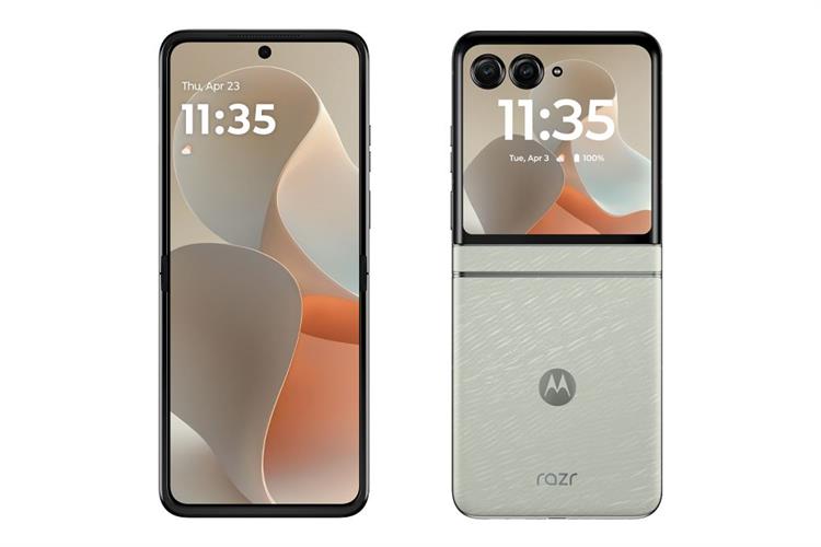 Điện thoại Motorola Razr 60 5G 8GB/256GB Màu Trắng - Kem