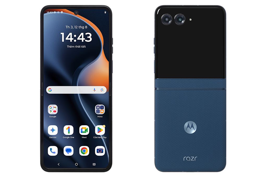 Điện thoại Motorola Razr 60 5G 8GB/256GB Màu Xanh Dương