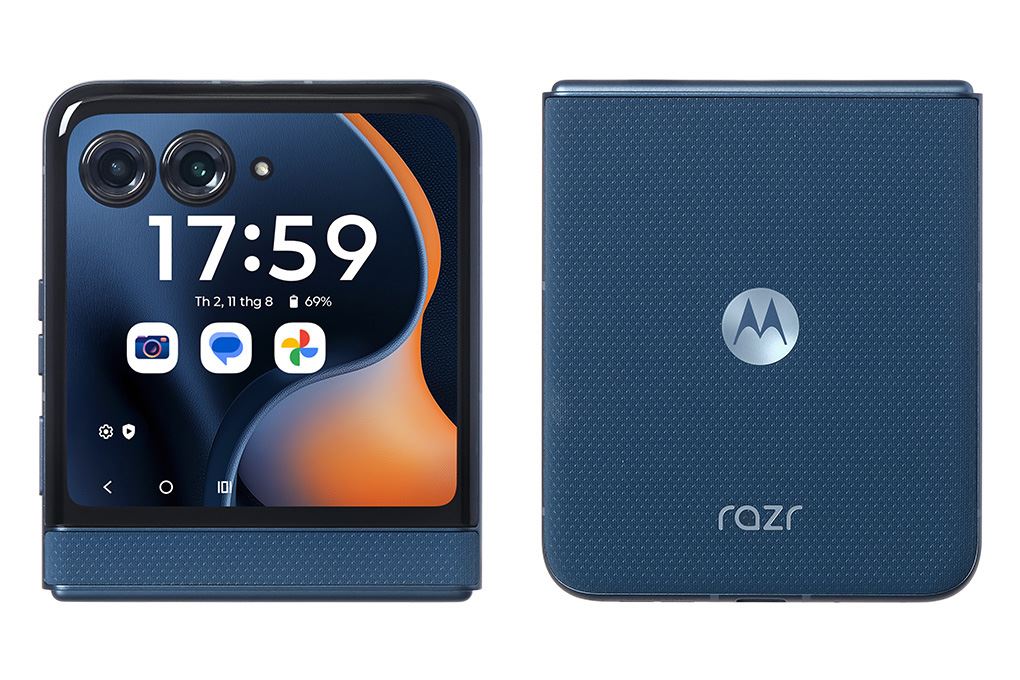 Điện thoại Motorola Razr 60 5G 8GB/256GB Màu Xanh Dương
