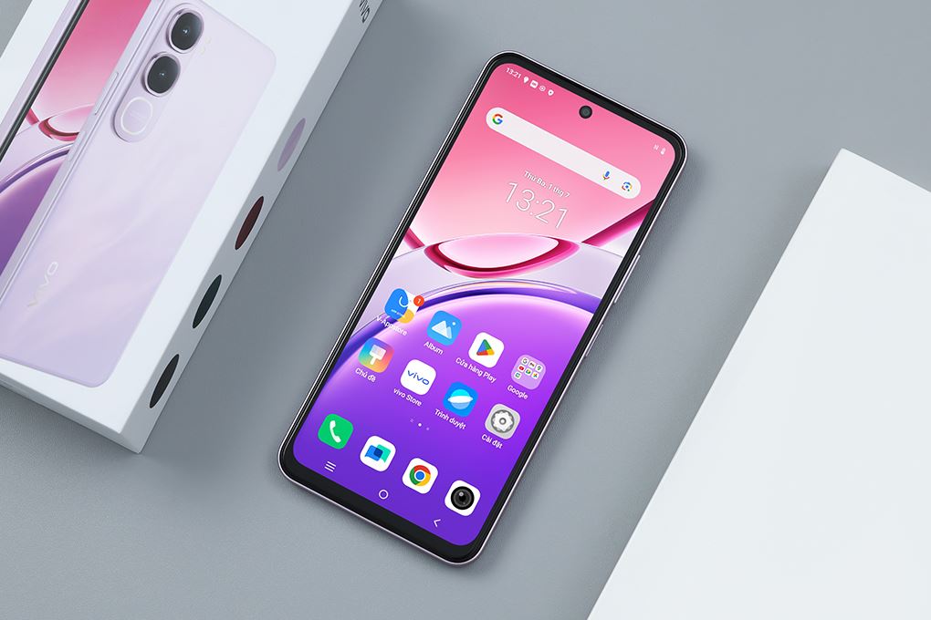 Điện thoại vivo Y21d 6GB/256GB Màu Tím