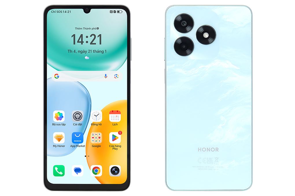 Điện thoại HONOR X5c Plus 4GB/128GB Màu Xanh
