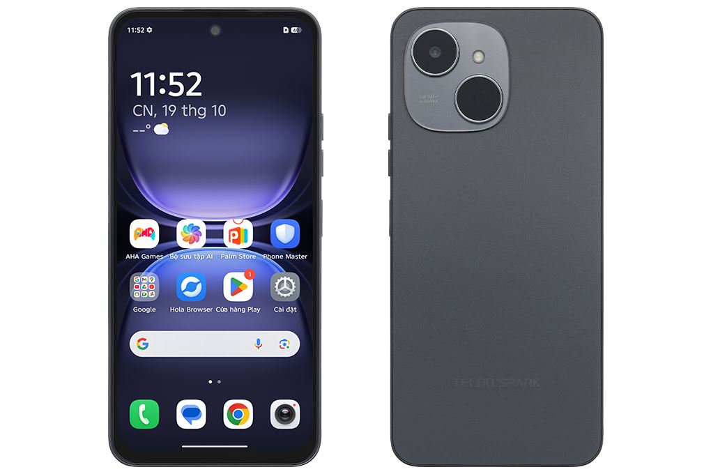 Điện thoại Tecno Spark 40C 4GB/128GB Màu Đen