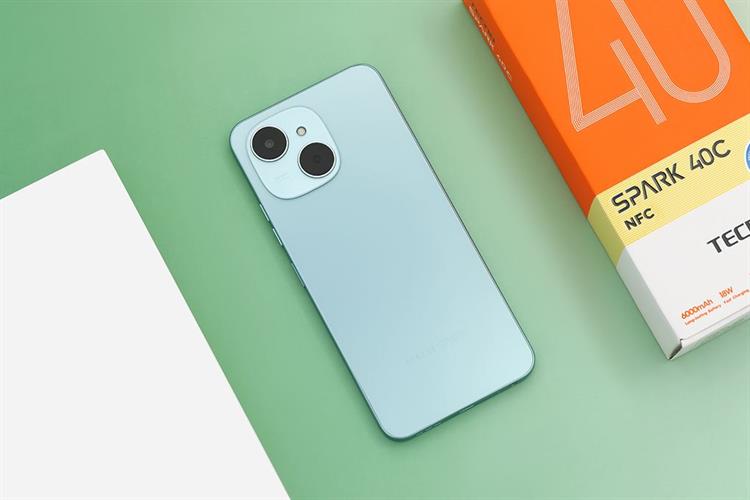 Điện thoại Tecno Spark 40C 4GB/128GB Màu Xanh ngọc