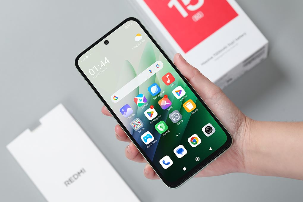 Điện thoại Xiaomi Redmi 15 5G 4GB/128GB Màu Xanh lá