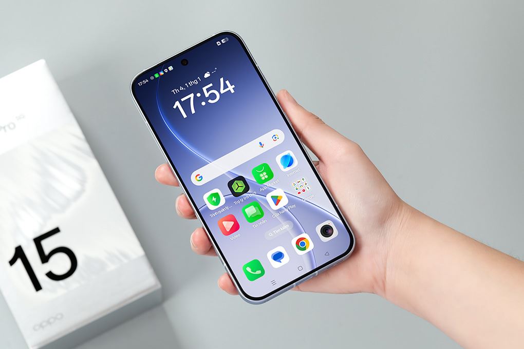 Điện thoại OPPO Reno15 Pro 5G 12GB/512GB Màu Xanh dương nhạt