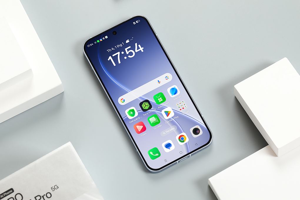 Điện thoại OPPO Reno15 Pro 5G 12GB/512GB Màu Xanh dương nhạt