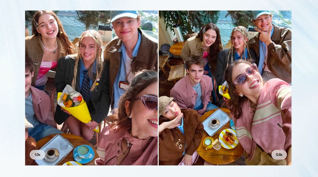 OPPO Reno15 5G 12GB/256GB có camera selfie 50 MP góc rộng 100 độ giúp bạn chụp nhóm đông người dễ dàng và ảnh luôn rõ nét OPPO Reno15 5G 12GB/256GB có camera selfie 50 MP góc rộng 100 độ giúp bạn chụp nhóm đông người dễ dàng và ảnh luôn rõ nét