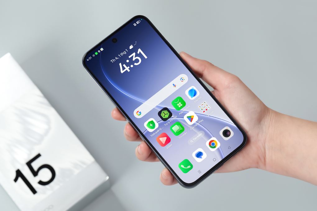 Điện thoại OPPO Reno15 F 5G 12GB/256GB Màu Xanh Dương