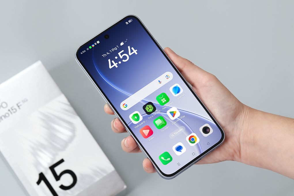 Điện thoại OPPO Reno15 F 5G 8GB/256GB Xanh dương nhạt - 10