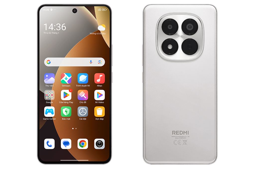 Điện thoại Xiaomi Redmi Note 15 Pro 8GB/256GB Màu Titan xám
