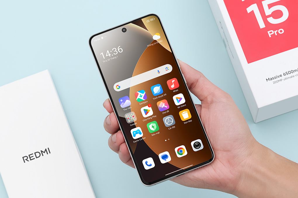 Điện thoại Xiaomi Redmi Note 15 Pro 8GB/256GB Màu Titan xám