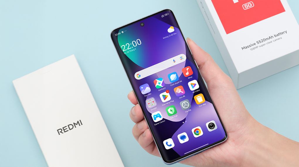 Màn hình cong trên Xiaomi Redmi Note 15 5G giúp thao tác vuốt chạm mượt mà, hỗ trợ tạo vẻ ngoài cao cấp và sang trọng cho máy Màn hình cong trên Xiaomi Redmi Note 15 5G giúp thao tác vuốt chạm mượt mà, hỗ trợ tạo vẻ ngoài cao cấp và sang trọng cho máy