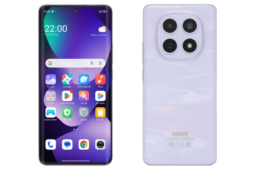 Điện thoại Xiaomi Redmi Note 15 5G 8GB/256GB Màu Tím