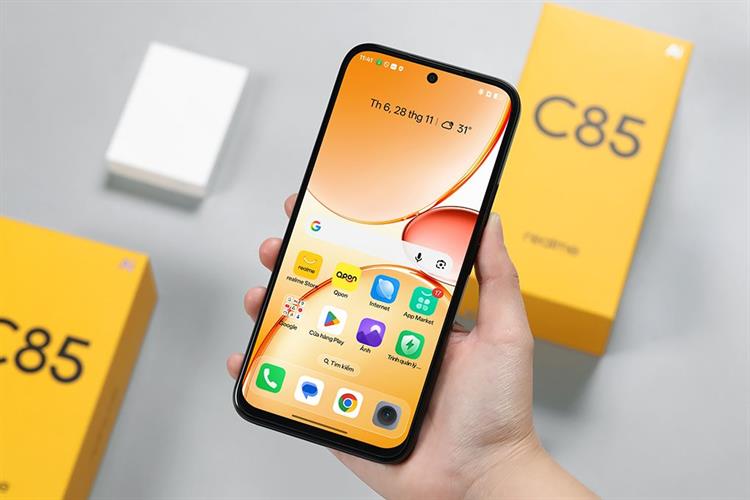 Điện thoại realme C85 6GB/128GB Màu Đen