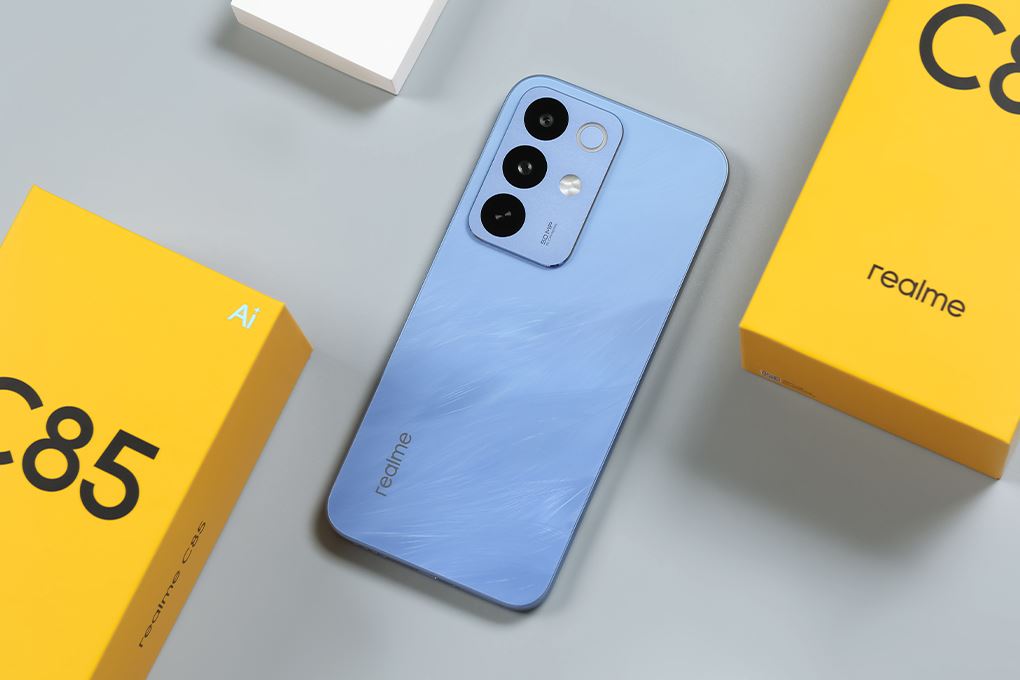 Điện thoại realme C85 6GB/128GB Màu Xanh dương nhạt