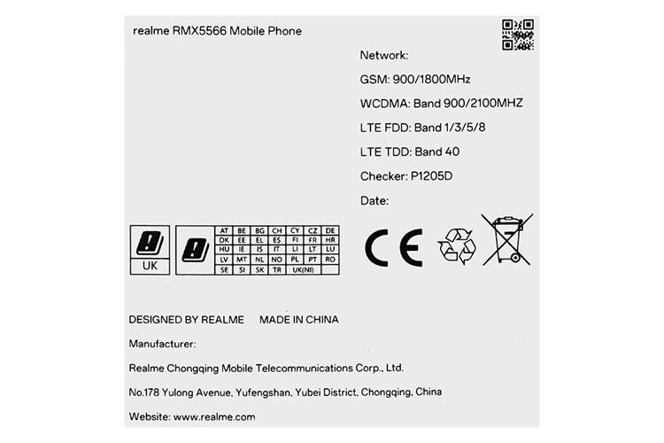 Điện thoại realme C85 8GB/128GB Màu Đen