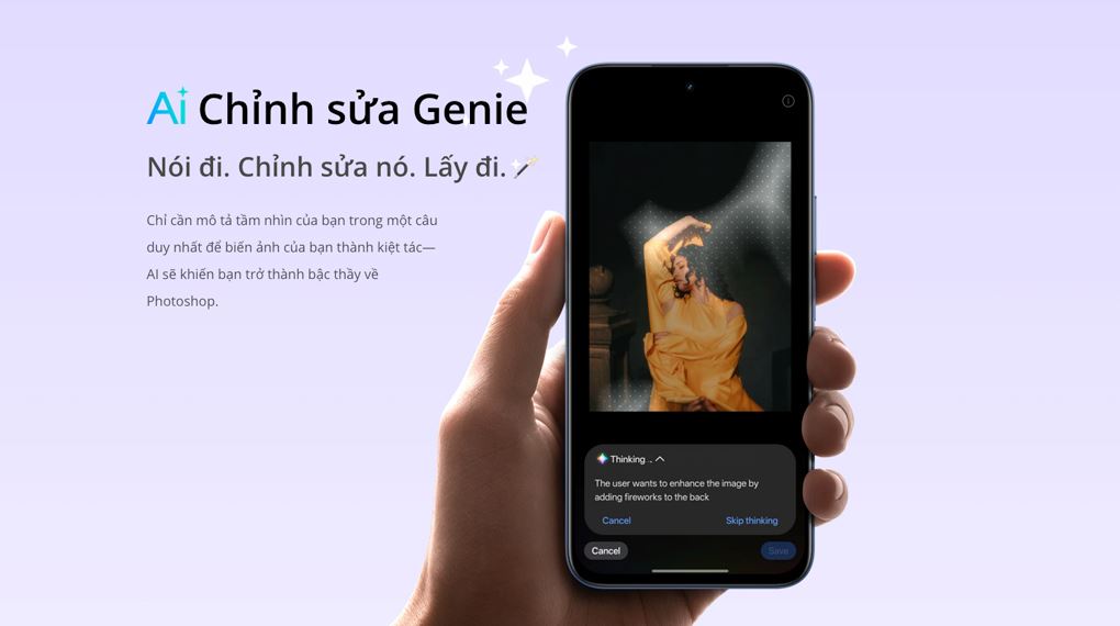 realme C85 tích hợp AI Edit Genie giúp biến ảnh thường thành tác phẩm ấn tượng, đảm bảo sự tiện lợi tối đa cho người dùng realme C85 tích hợp AI Edit Genie giúp biến ảnh thường thành tác phẩm ấn tượng, đảm bảo sự tiện lợi tối đa cho người dùng