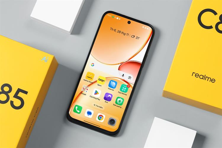Điện thoại realme C85 8GB/128GB Màu Đen