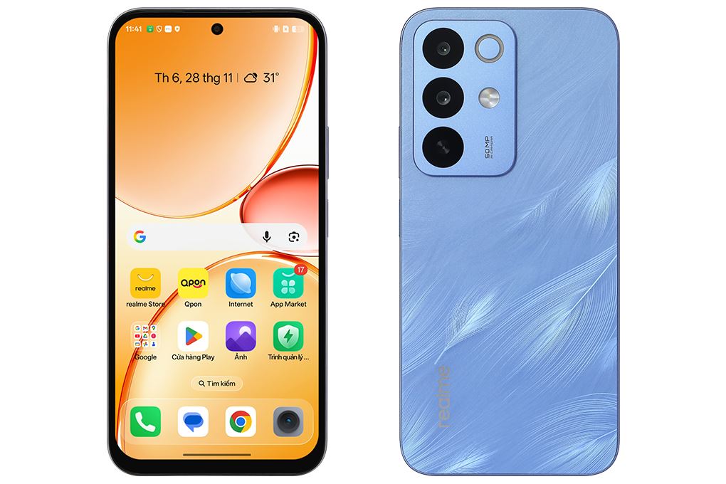 Điện thoại realme C85 8GB/128GB Màu Xanh dương nhạt
