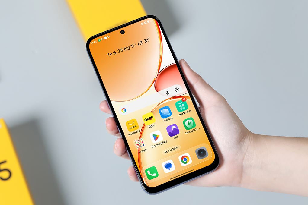 Điện thoại realme C85 8GB/128GB Màu Xanh dương nhạt
