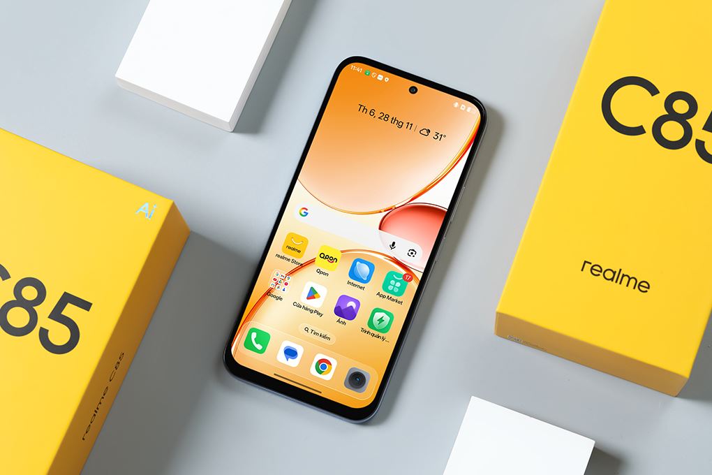 Điện thoại realme C85 8GB/128GB Màu Xanh dương nhạt