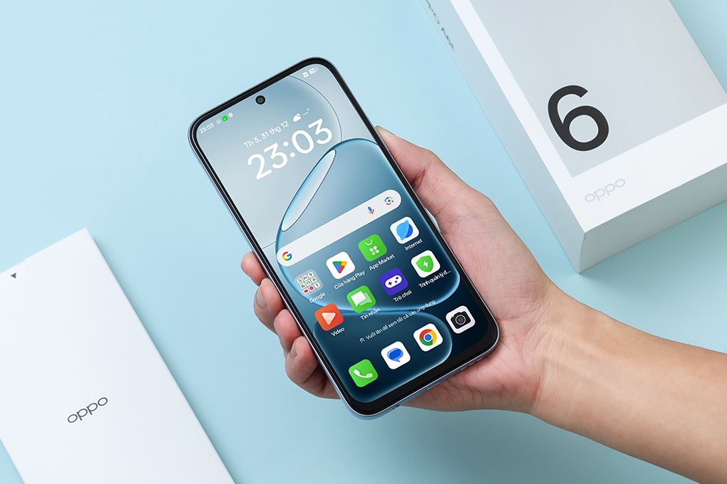 Điện thoại OPPO A6t 4GB/64GB Màu Xanh