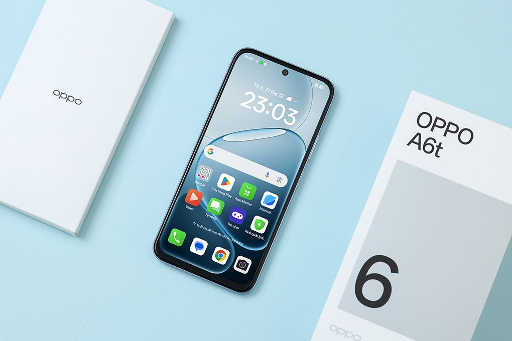 Điện thoại OPPO A6t 4GB/64GB Màu Xanh