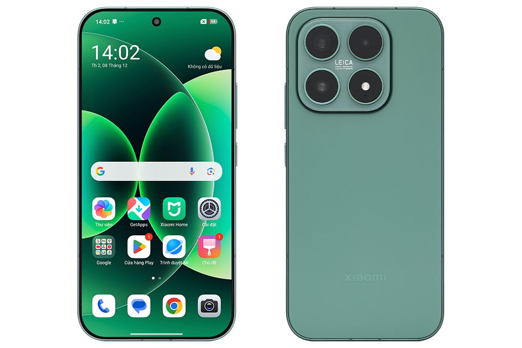 Điện thoại Xiaomi 17 5G 12GB/256GB Màu Xanh lá