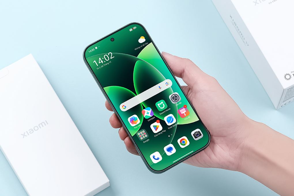 Điện thoại Xiaomi 17 5G 12GB/256GB Màu Xanh lá