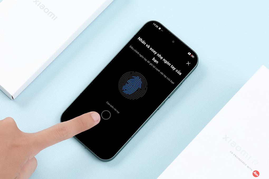 Điện thoại Xiaomi 17 5G 12GB/256GB Màu Xanh lá