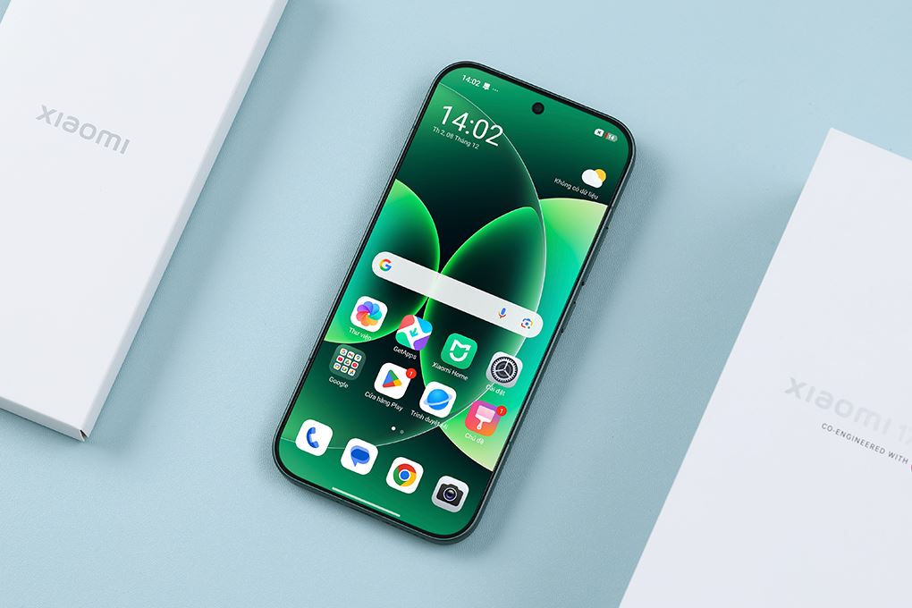 Điện thoại Xiaomi 17 5G 12GB/256GB Màu Xanh lá