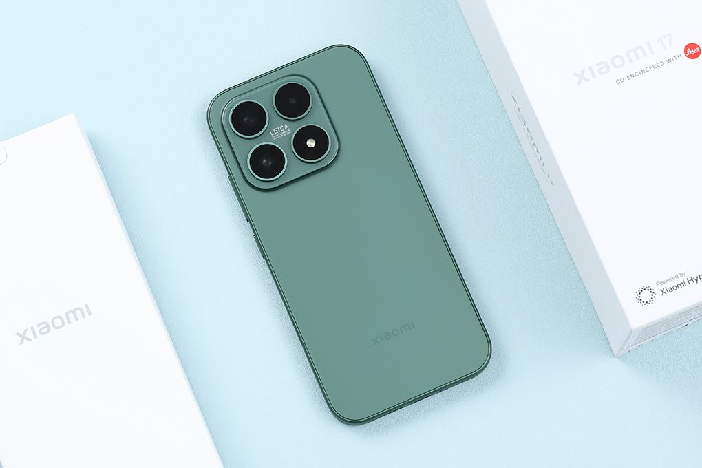 Điện thoại Xiaomi 17 5G 12GB/256GB Màu Xanh lá