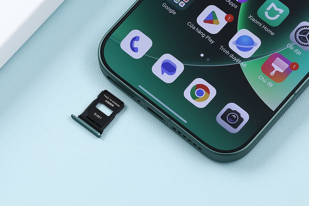 Điện thoại Xiaomi 17 5G 12GB/256GB Màu Xanh lá