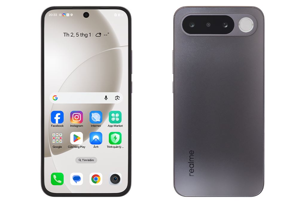 Điện thoại realme 16 5G 12GB/256GB Màu Đen