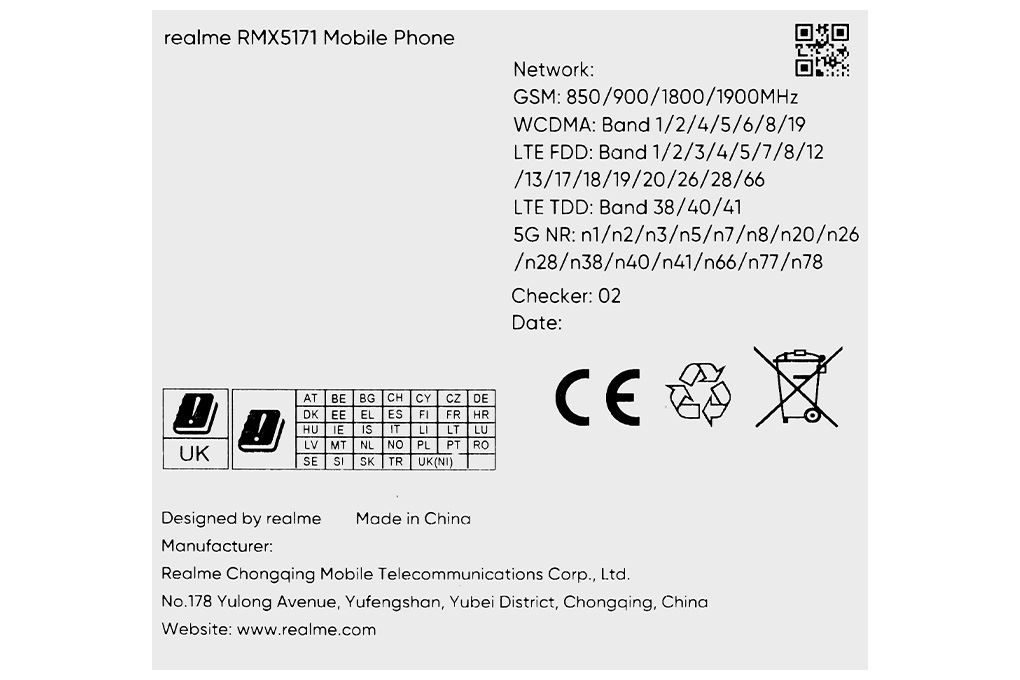 Điện thoại realme 16 5G 12GB/256GB Màu Đen