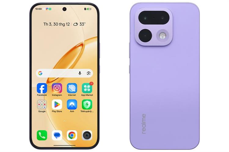 Điện thoại realme 16 Pro 5G 12GB/256GB Màu Tím