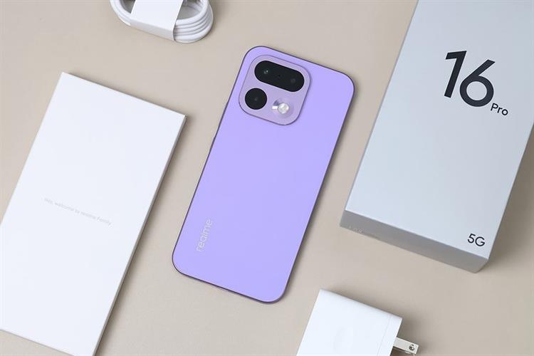 Điện thoại realme 16 Pro 5G 12GB/256GB Màu Tím