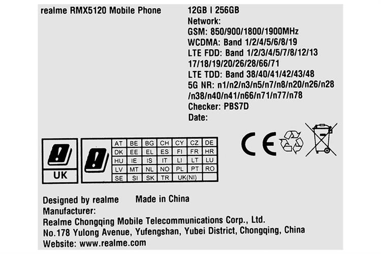 Điện thoại realme 16 Pro 5G 12GB/256GB Màu Xám đậm