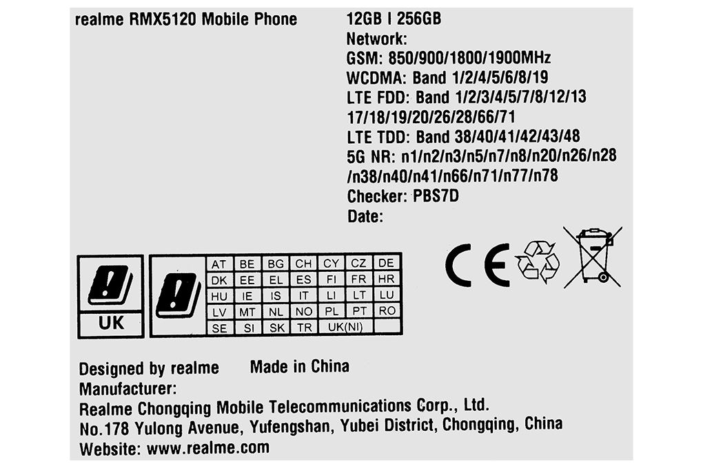 Điện thoại realme 16 Pro 5G 12GB/256GB Màu Tím