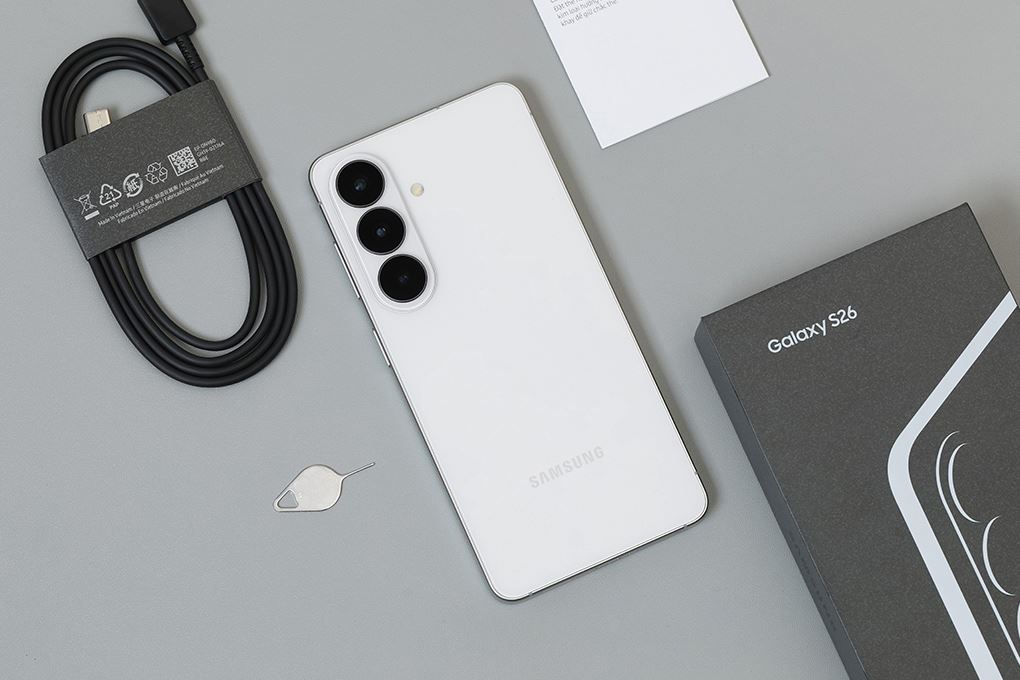 Điện thoại Samsung Galaxy S26 5G 12GB/256GB Màu Trắng