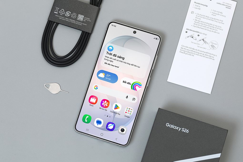 Điện thoại Samsung Galaxy S26 5G 12GB/512GB Màu Trắng